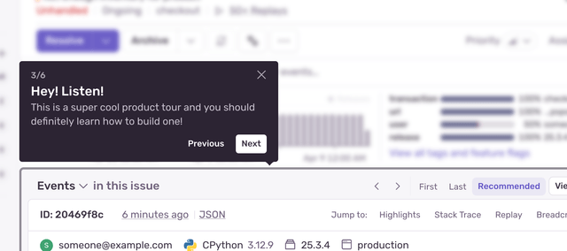 Building a Product Tour in React