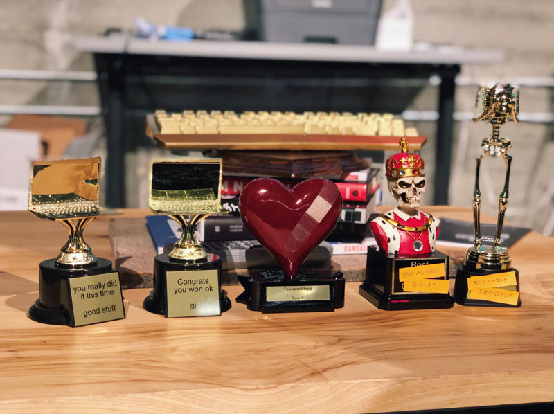 HACKWEEK trophies