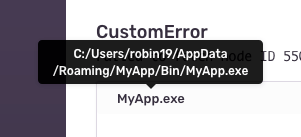 stack trace file path