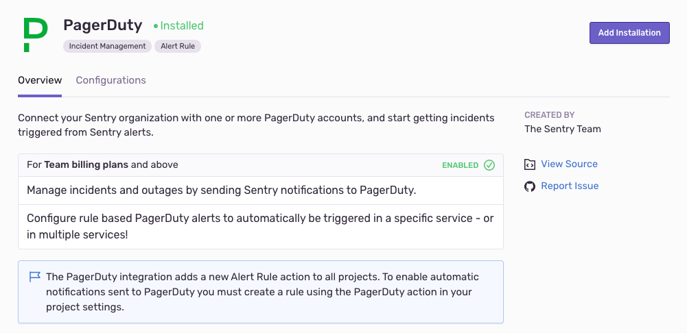 pagerduty set up