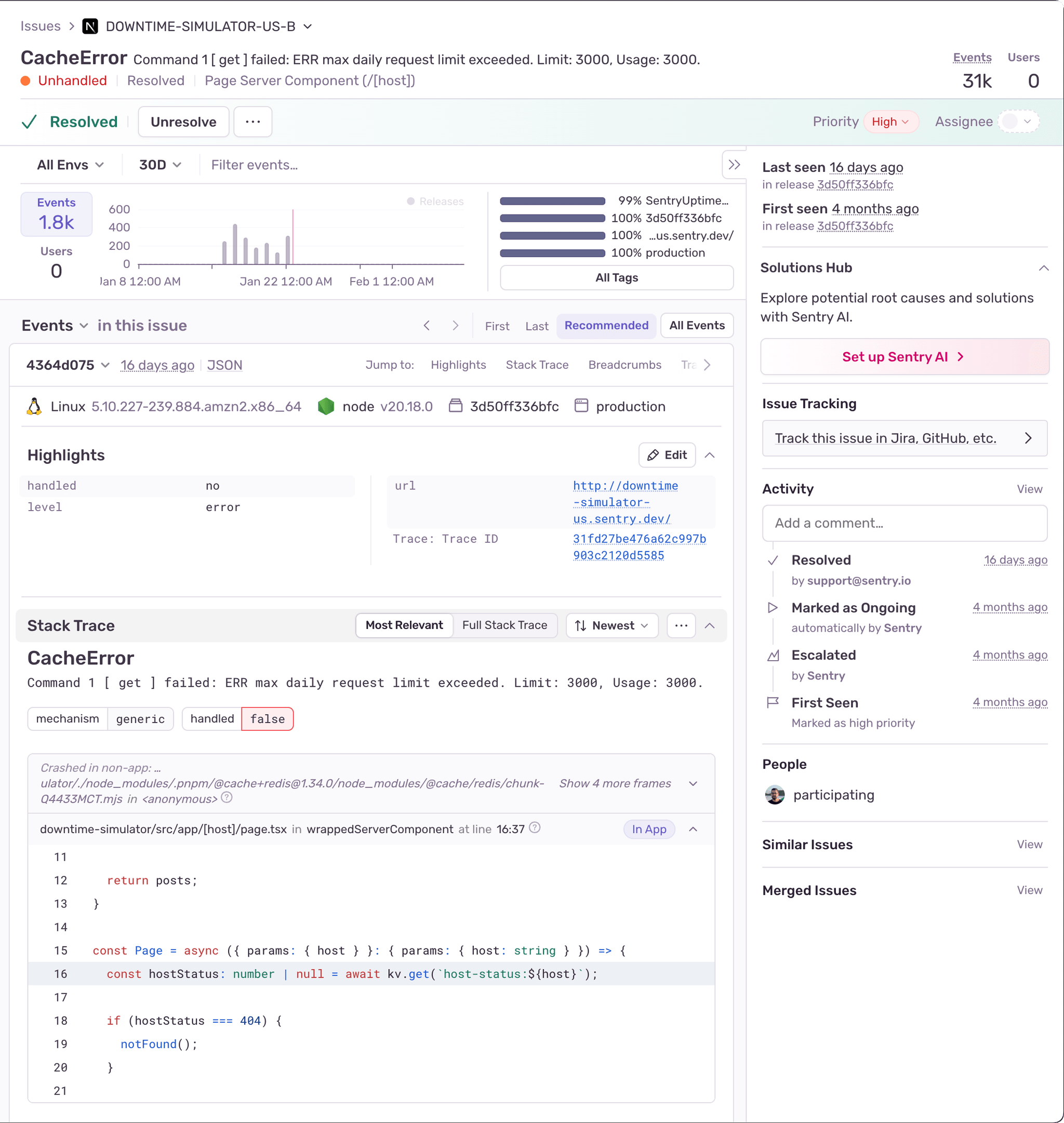 uptime 3rd party api