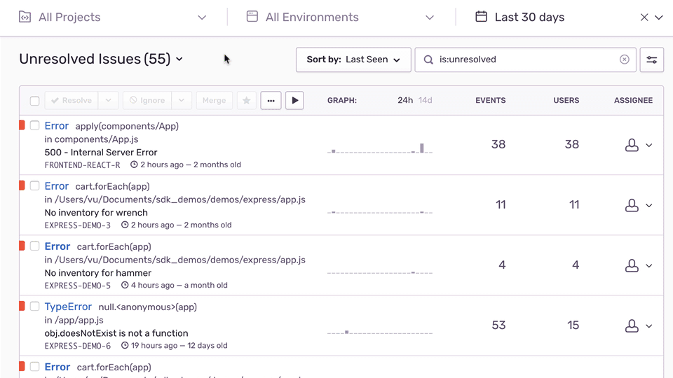 Cross Project Issues