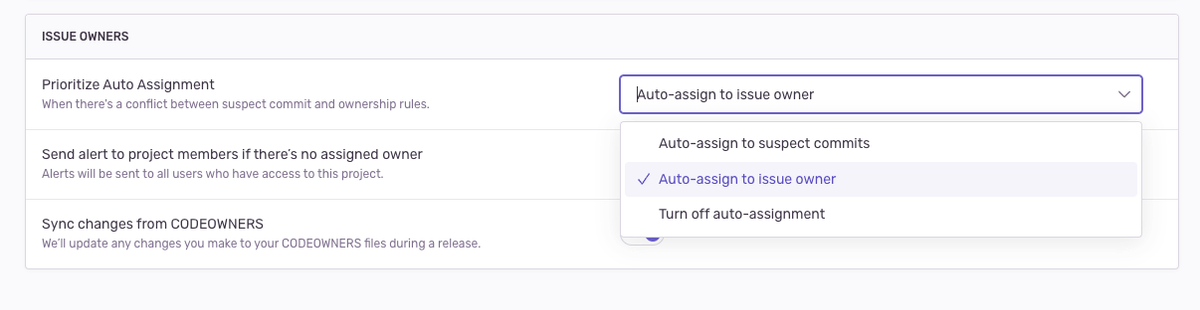suspect commits issue owner