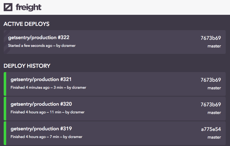 Freight Deploy List