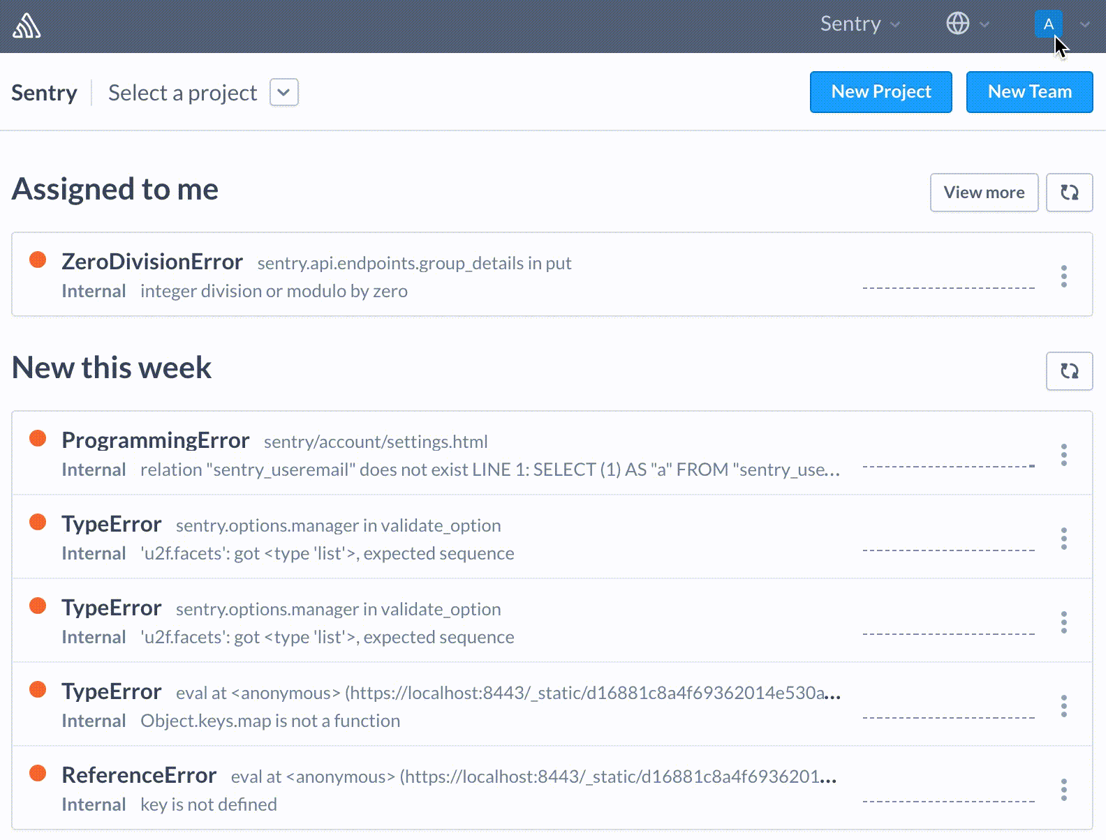 Animated walkthrough of enrolling in two-factor authentication in Sentry account settings