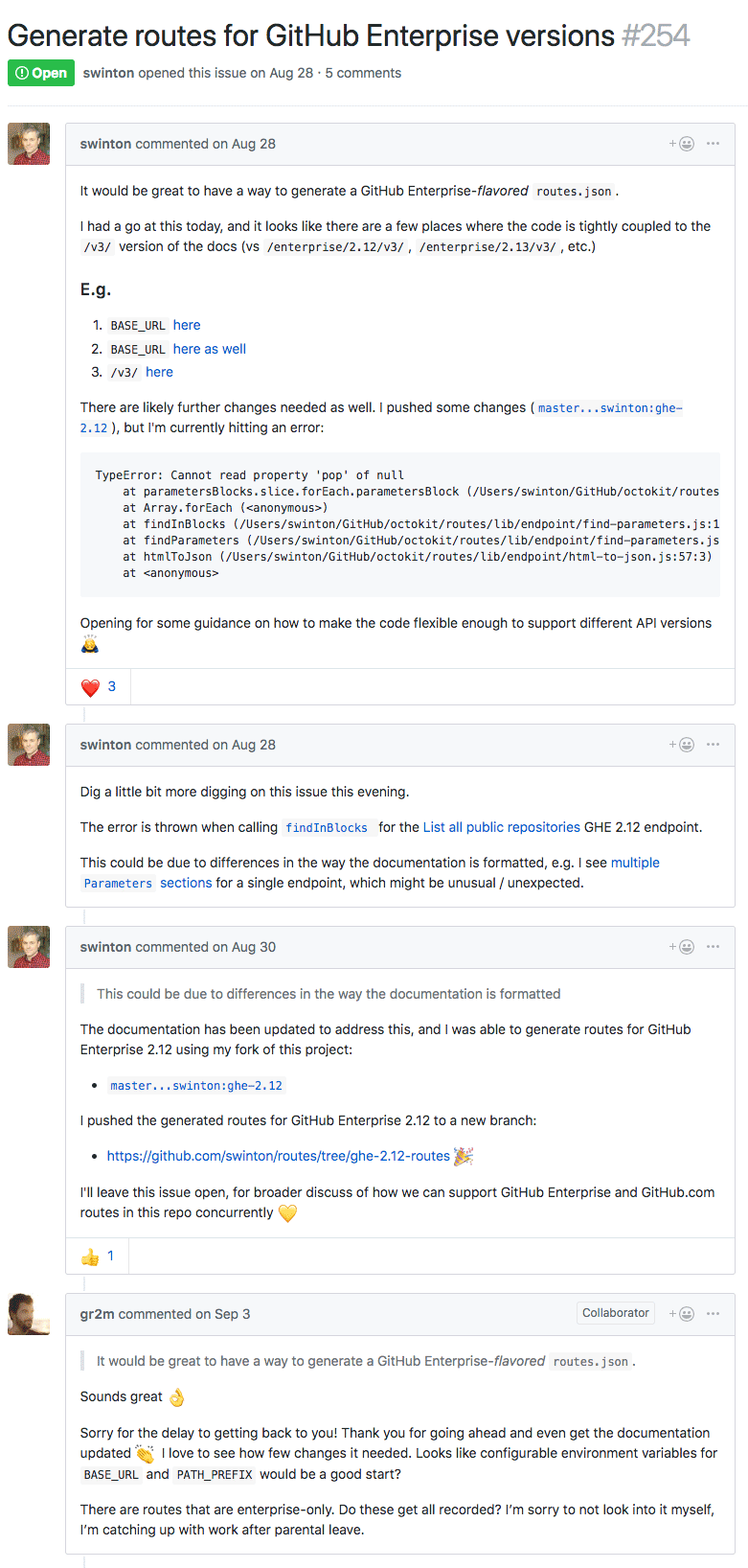 Octokit GitHub Issues