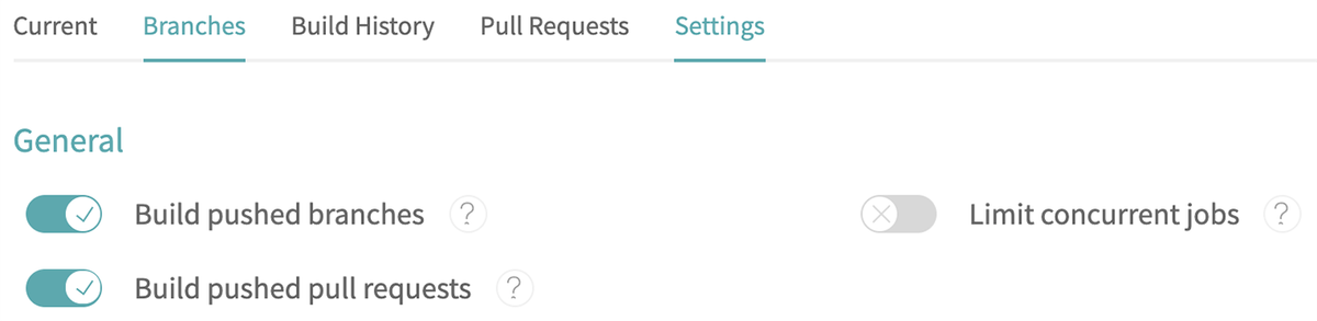travis-build-settings