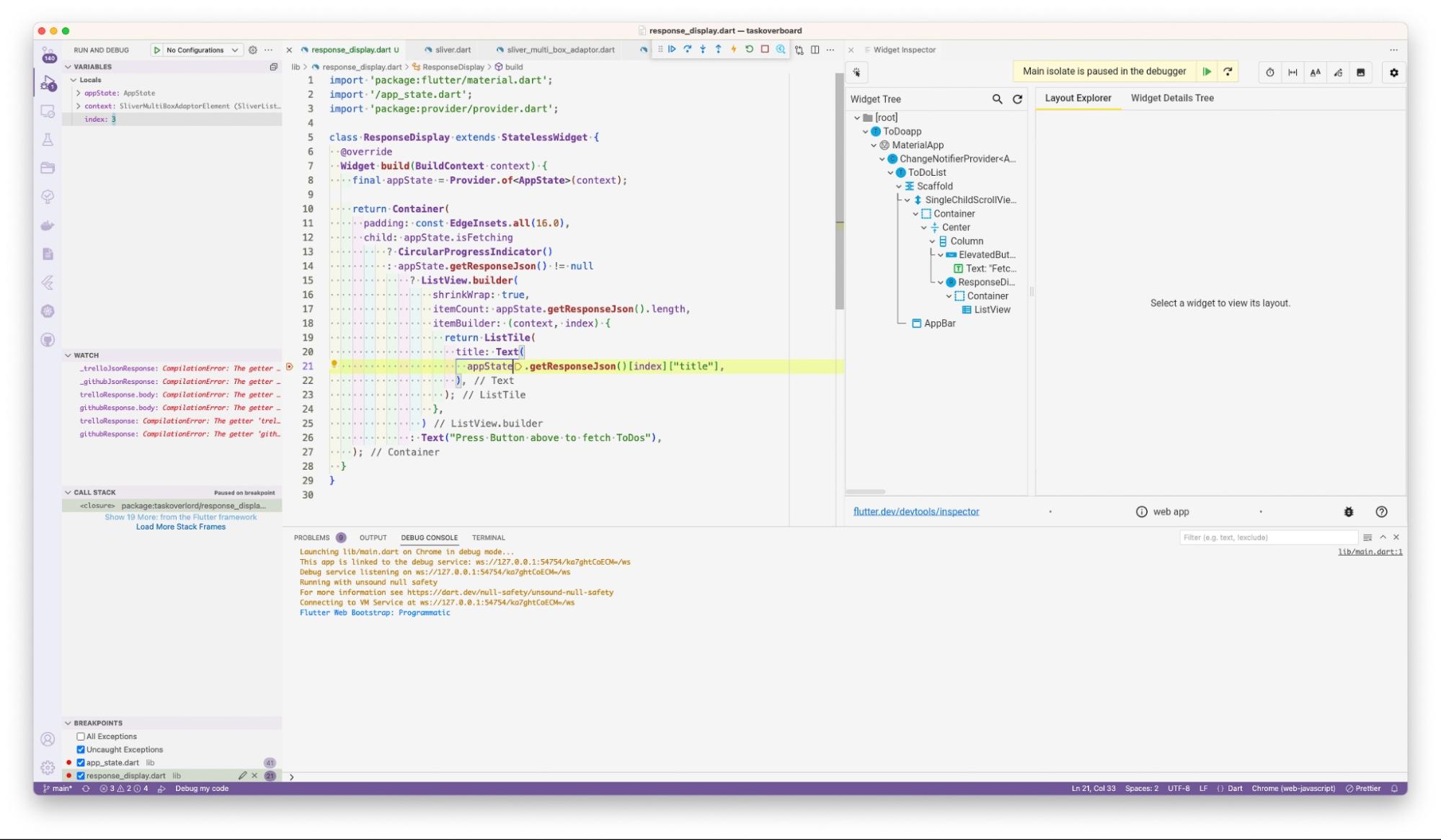 DevTools in VSCode