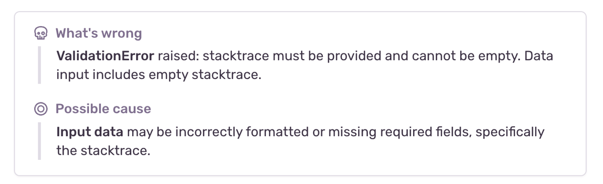 A quick summary of all the data in the issue to help you understand what's going on at-a-glance.