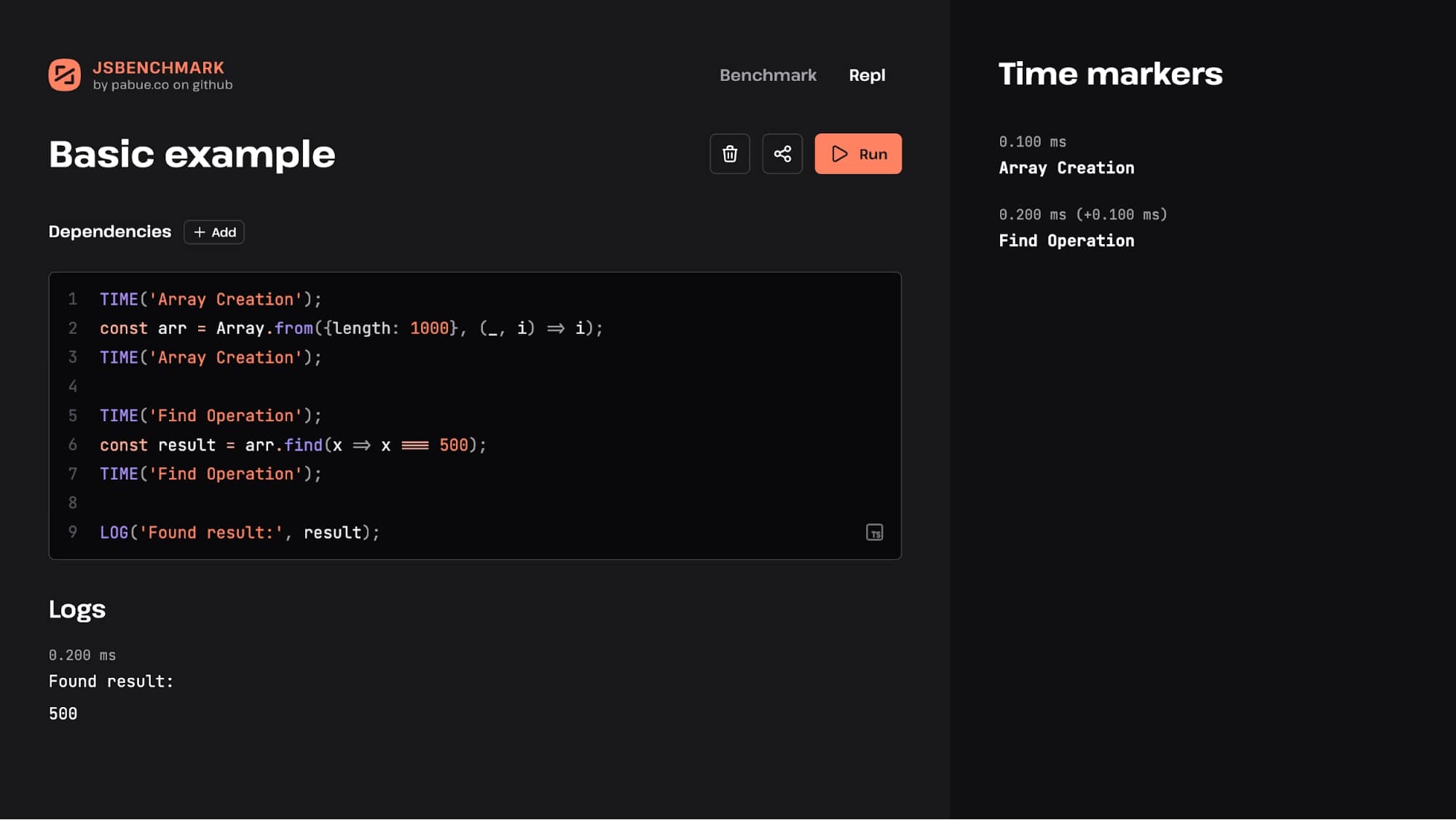 js-benchmark-time-repl-interface
