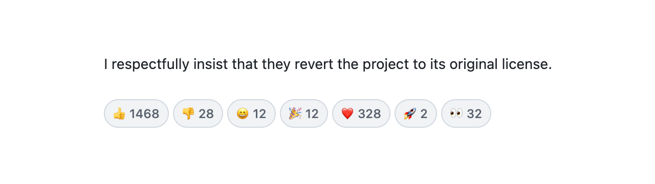 chardet license comment reactions