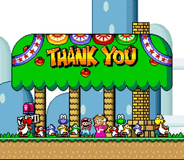 Yoshi says Thank You