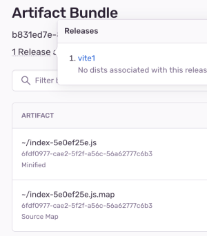 Artifact Bundle Missing