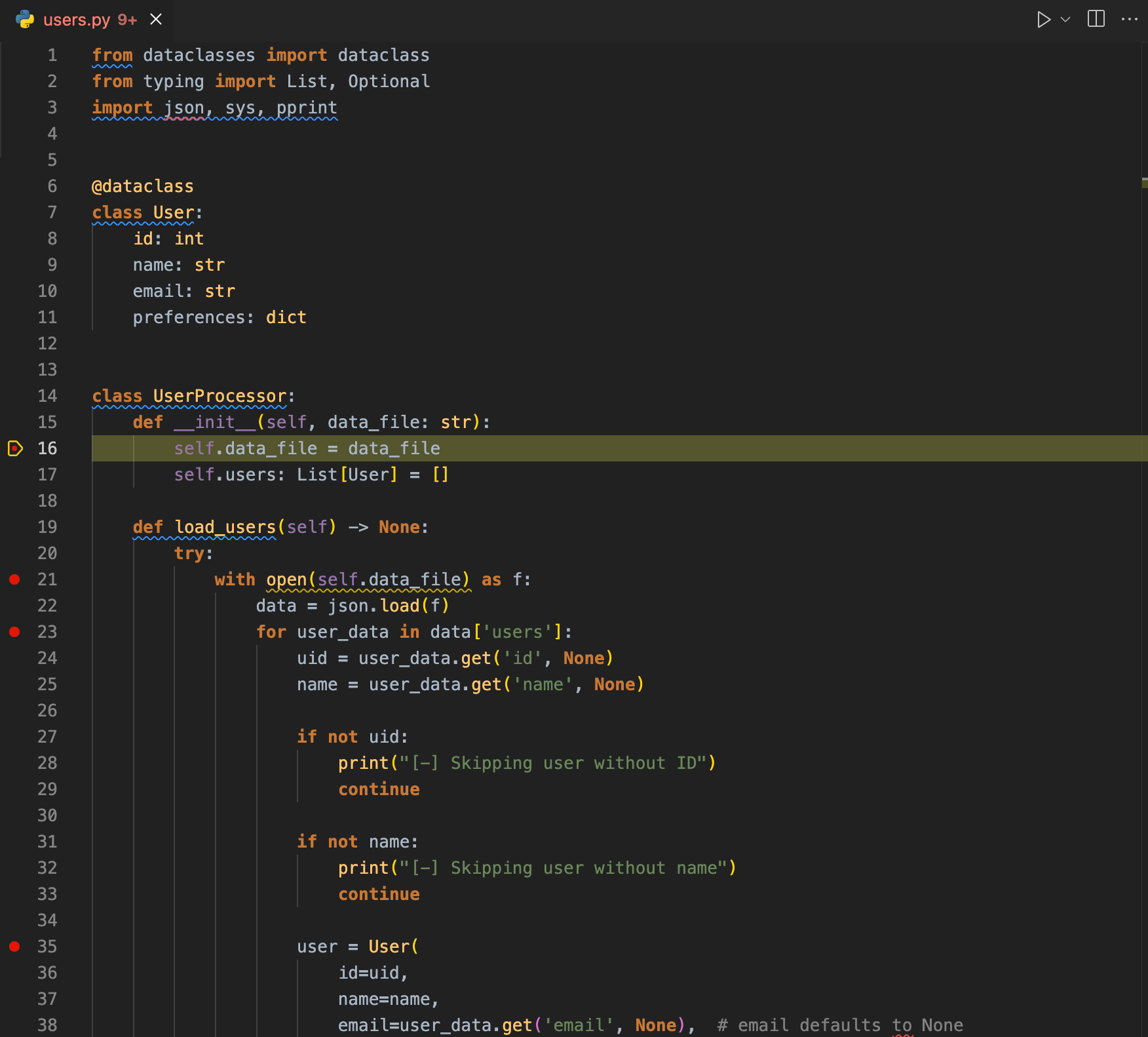 Breakpoints