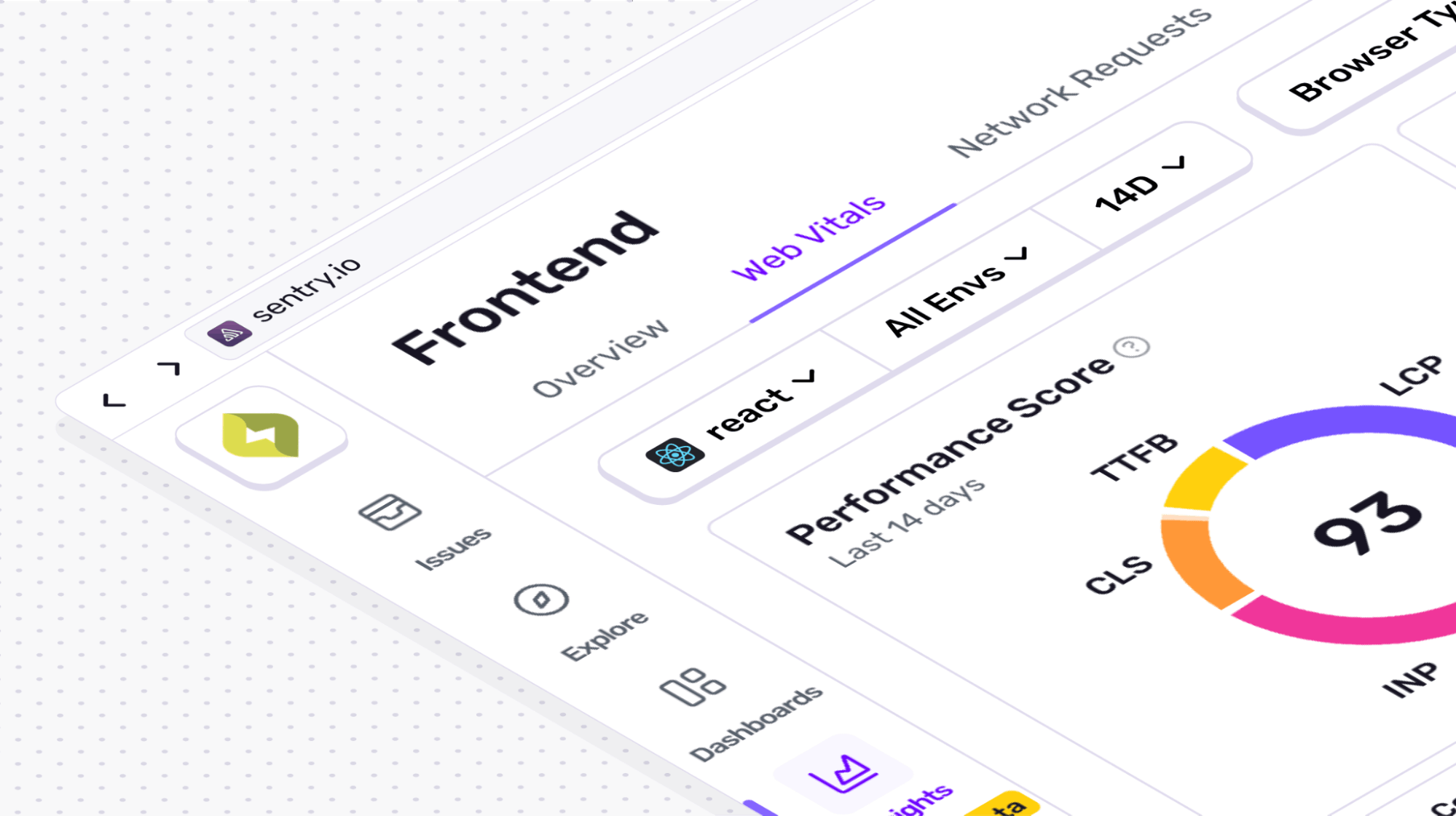 Isolated product screenshot with an isometric view on a white background. 