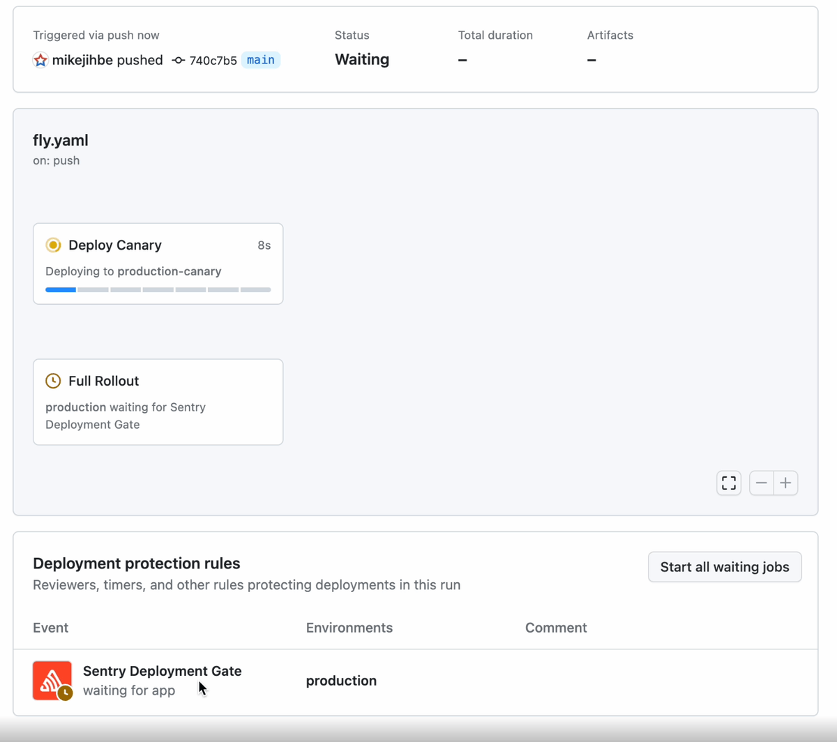 Deployment Gates Trigger GitHub Workflow