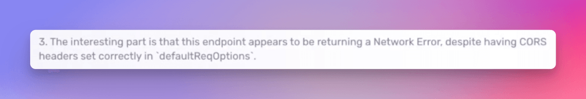 Autofix makes a familiarly human comment while reasoning about the issue