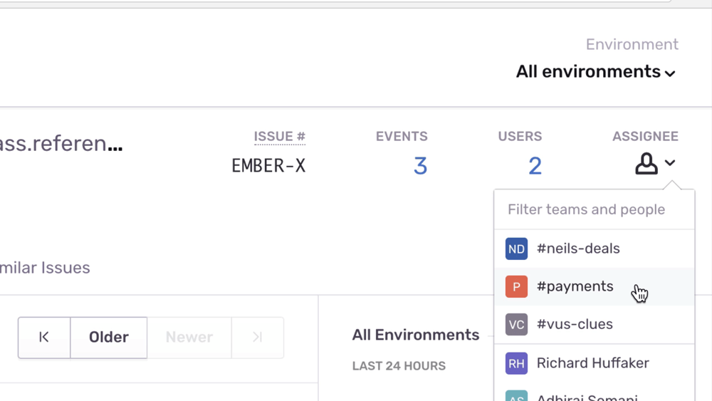 Assign issues to teams