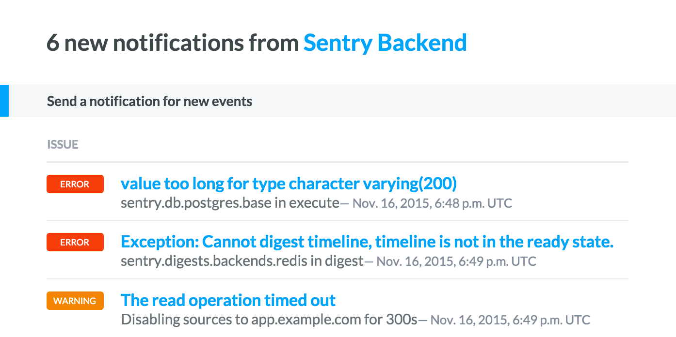 Notification Digests Preview