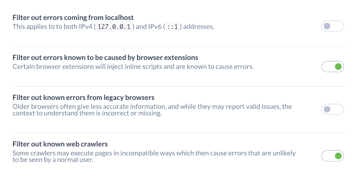 Improve Signal to Noise with Inbound Filters